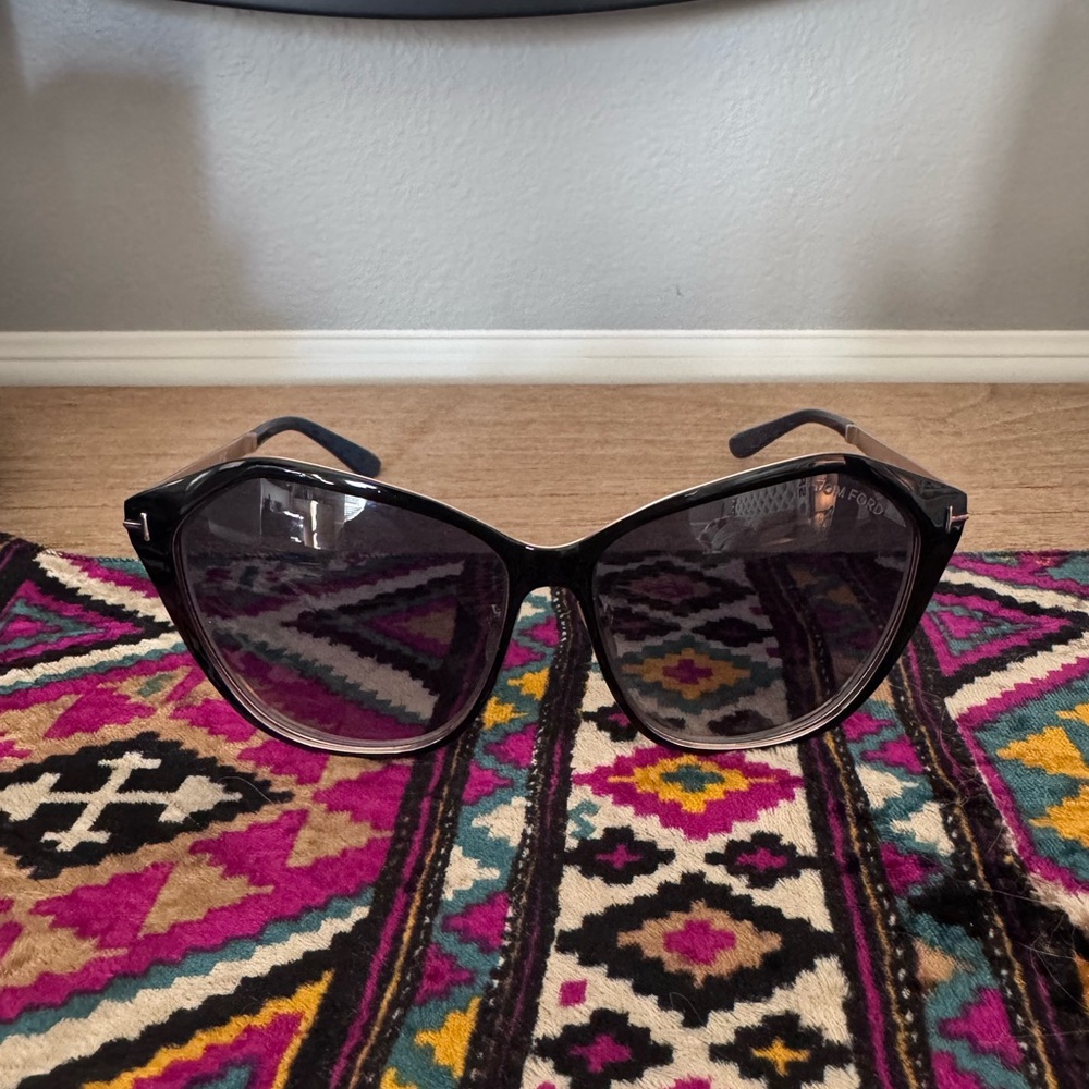 Tom Ford Made in Italy Sunglasses Lena Black Metal